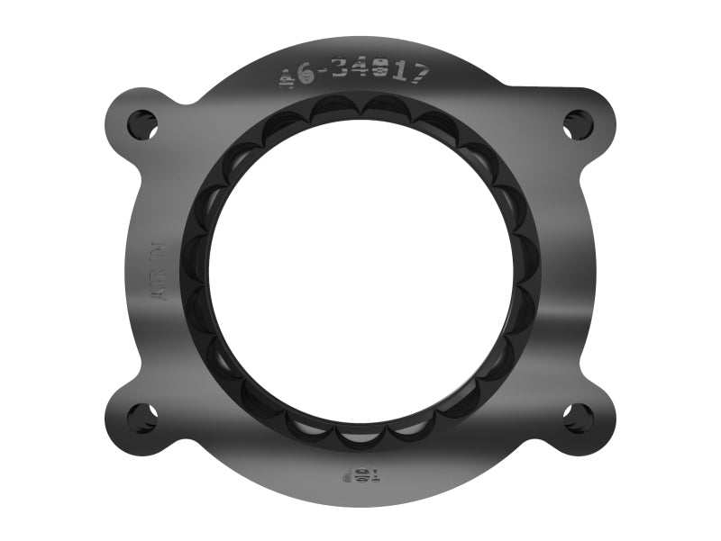 aFe 2020 Vette C8 Silver Bullet Aluminum Throttle Body Spacer / Works With Factory Intake Only - Blk 46-34017B