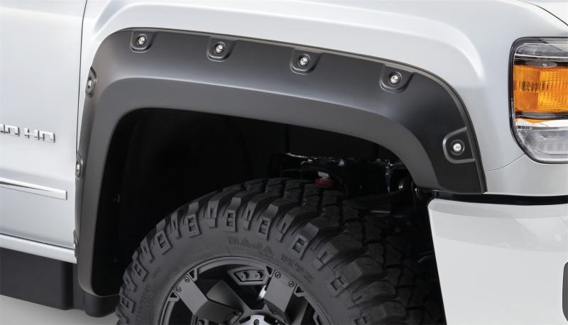 Bushwacker 15-18 GMC Sierra 2500 HD Boss Pocket Style Flares 2pc - Black 40135-02 Main Image