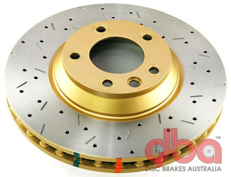 DBA 3/06-08 Audi Q7 Front Drilled & Slotted 4000 Series Rotor 42246XS Main Image