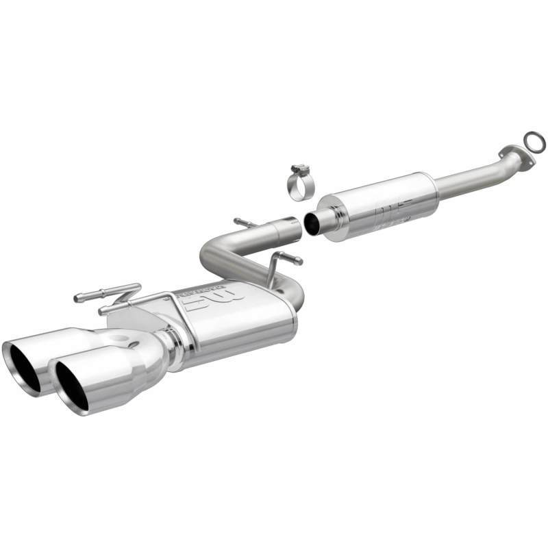 MagnaFlow CatBack 18-19 Toyota Camry SE 2.5L Street Series Single Exit Polished Stainless Exhaust 19410 Main Image