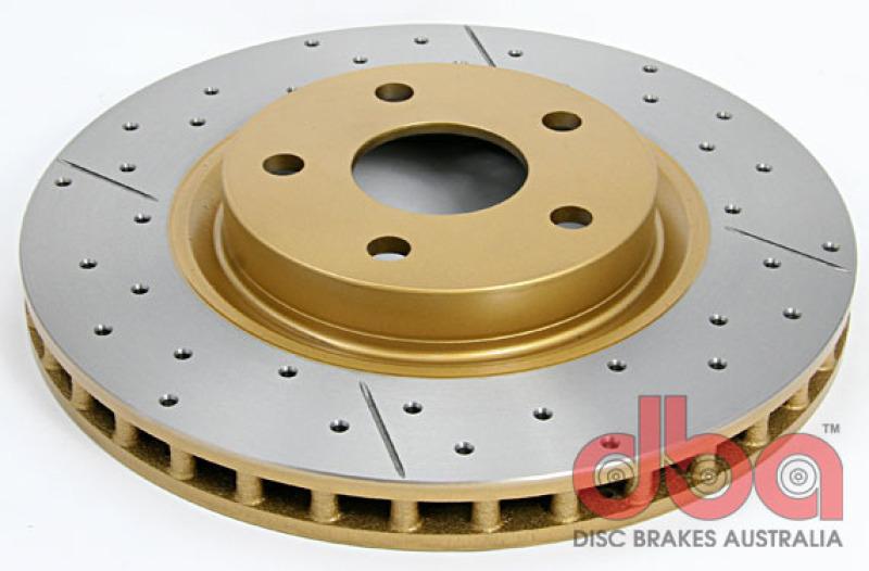 DBA 2009 Pontiac G8 GT 6.0L (V8) Uni-Directional Cross-Drilled/Slotted Front Rotor 2028X Main Image