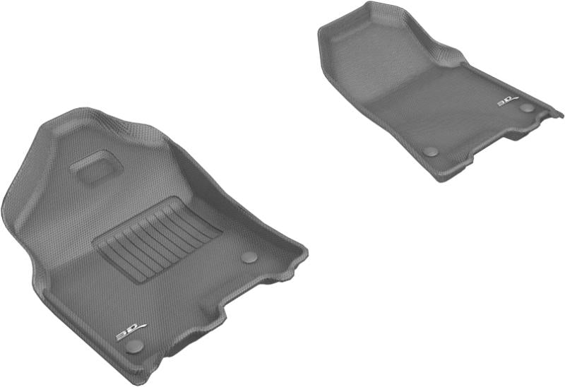 3D MAXpider 2019-2020 Dodge Ram 1500 Crew Cab/Quad Cab Kagu 1st Row Floormat - Gray L1DG02811501 Main Image