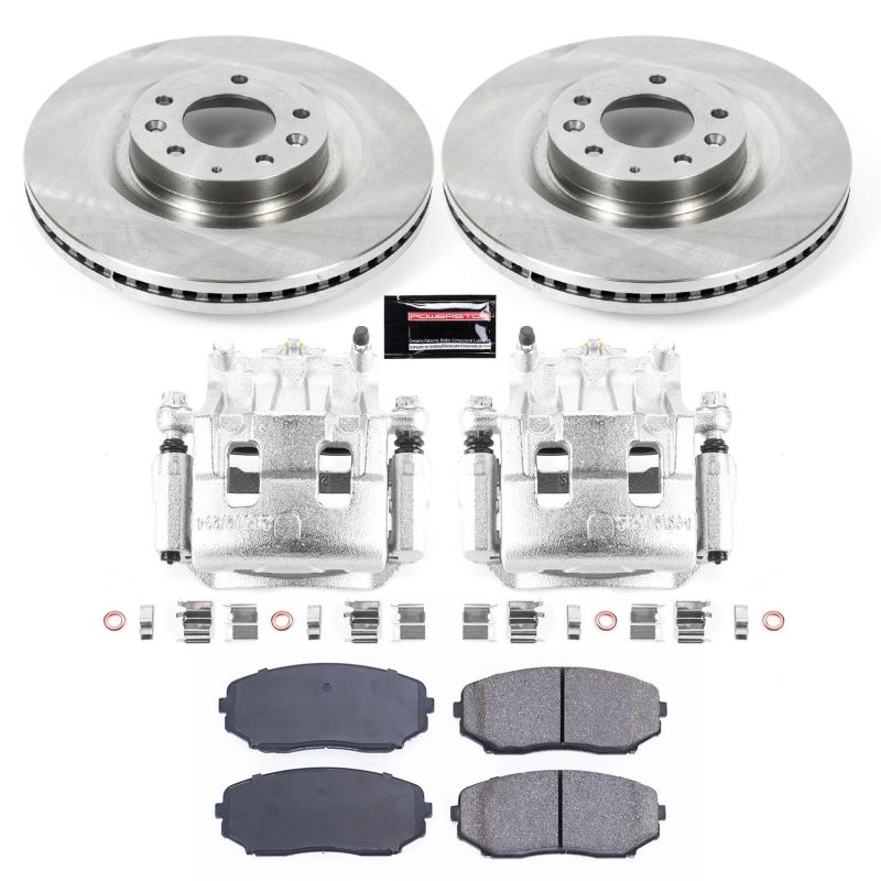 PowerStop PSB Autospecialty Kit w/Cals Brakes, Rotors & Pads Brake Kits - OE main image