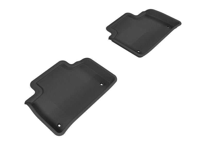 3D MAXpider 2007-2012 Lexus LS460 Kagu 2nd Row Floormats - Gray L1LX03821501 Main Image