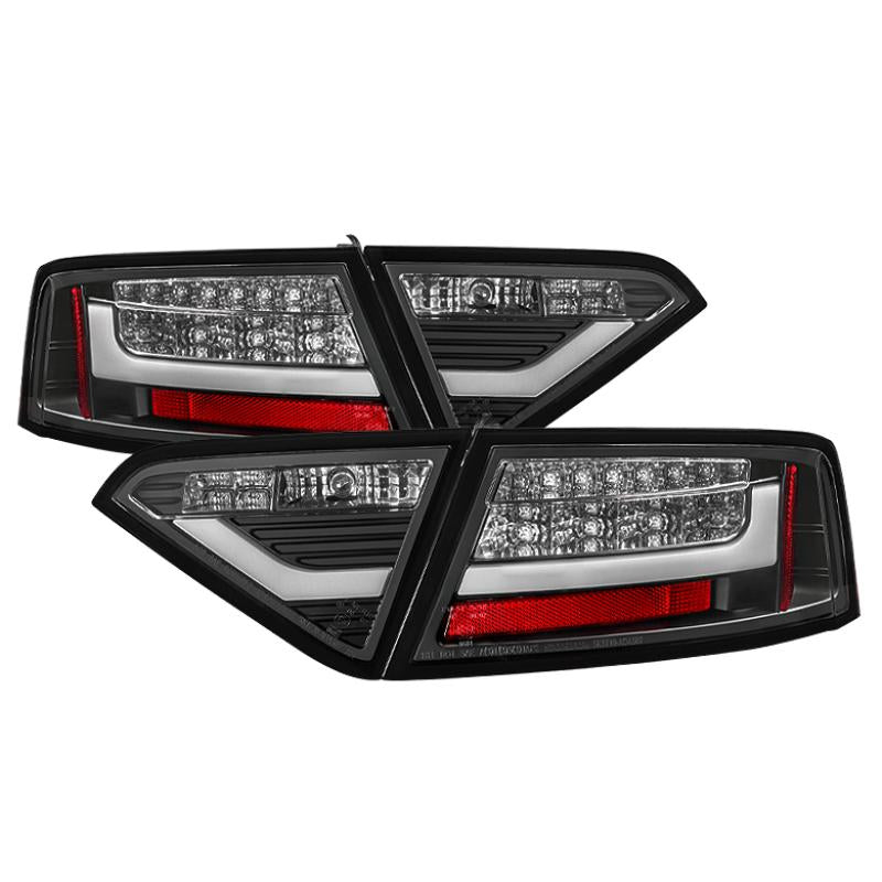 Spyder Audi A5 08-12 LED Tail Lights Black ALT-YD-AA508-LED-BK 5082275 Main Image