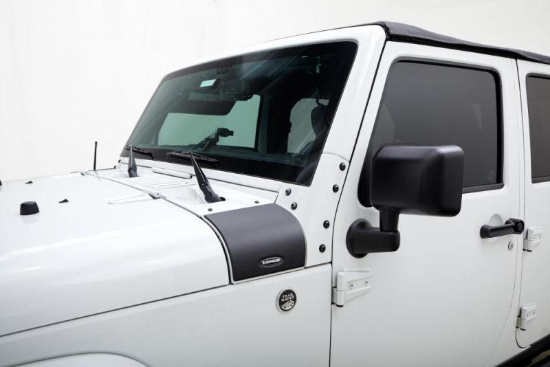 Bushwacker 18-19 Jeep Wrangler JL Trail Armor Cowl Guard - Black 76129 Main Image