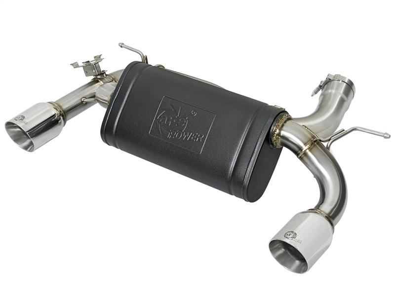 aFe MACHForce XP Exhausts Axle-Back 12-15 BMW 335i 3.0T (SS w/Polished Tips) 49-36336-P Main Image