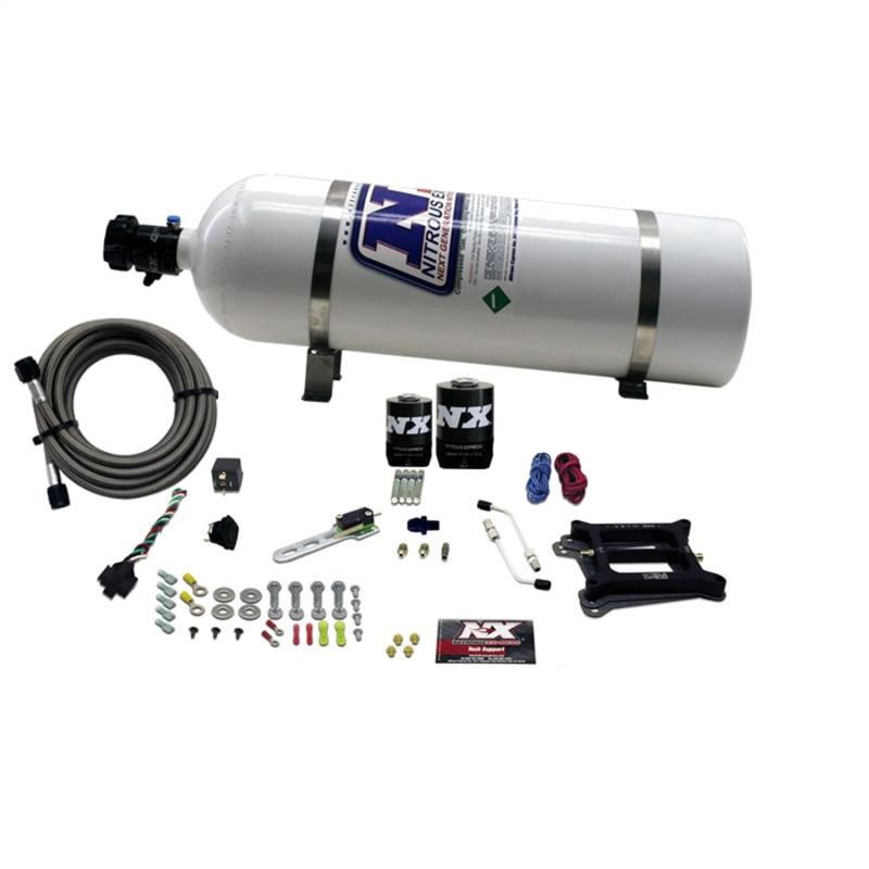 Nitrous Express 4150 Gasoline (RNC) Nitrous Kit w/15lb Bottle 55040-15 Main Image