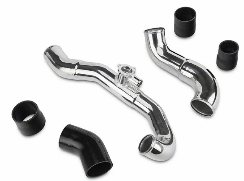 Turbosmart 15+ Mustang EcoBoost AL Charge Pipe Kit w/Hardware - Black (Smart Port Only) TS-0215-5001