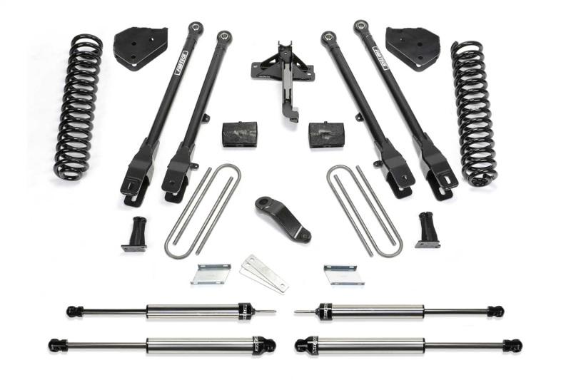 Fabtech 19-20 Ford F450/550 4WD 6in 4 Link System w/DL Shocks K2337DL Main Image