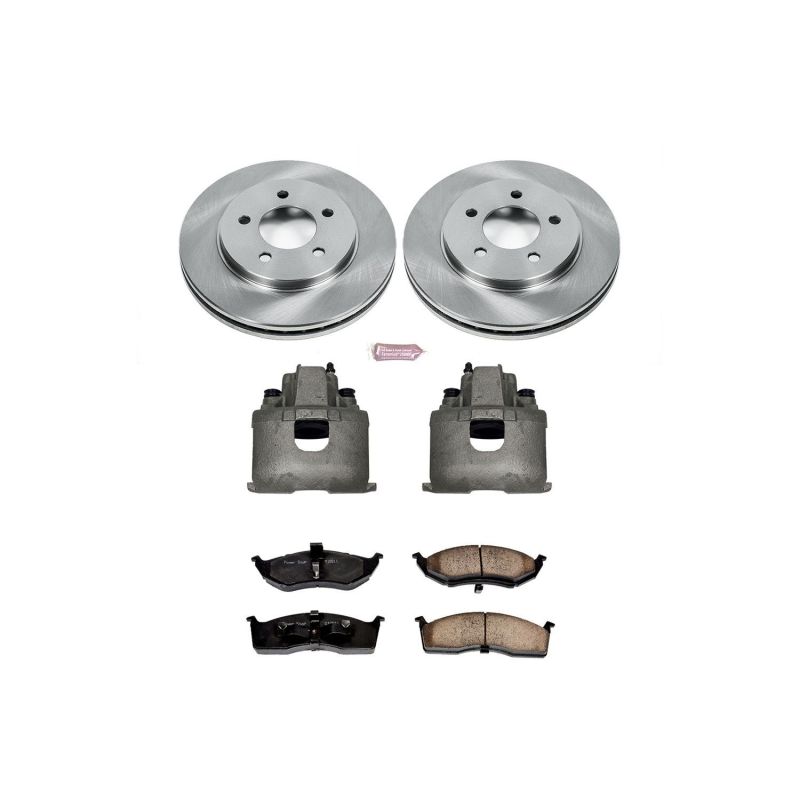 PowerStop PSB Autospecialty Kit w/Cals Brakes, Rotors & Pads Brake Kits - OE main image