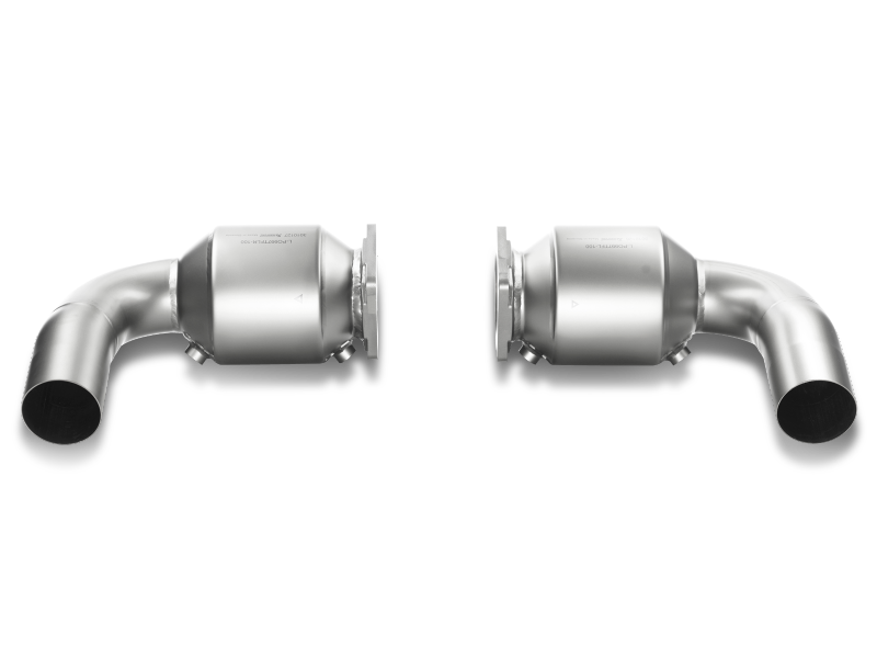 Akrapovic 10-13 Porsche 911 Turbo/Turbo S (997) Link Pipe Set w/ Cat (Titanium) L-PO997TFLS-100 Main Image