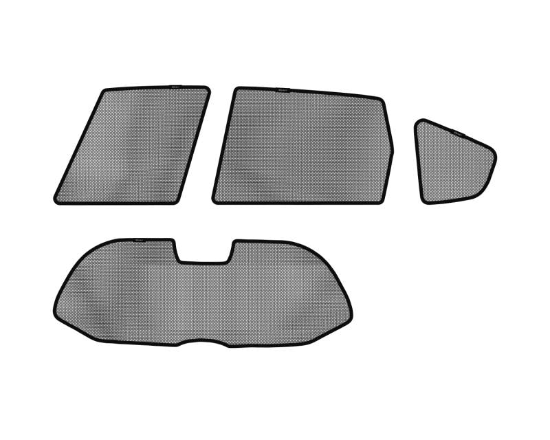 3D MAXpider 2009-2013 Honda Fit Black Sun Shades - Complete Set S1HD0420 Main Image