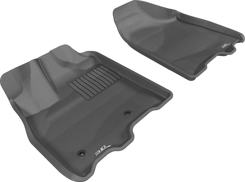 3D MAXpider 2013-2020 Toyota Sienna Kagu 1st Row Floormat - Black L1TY13111509 Main Image