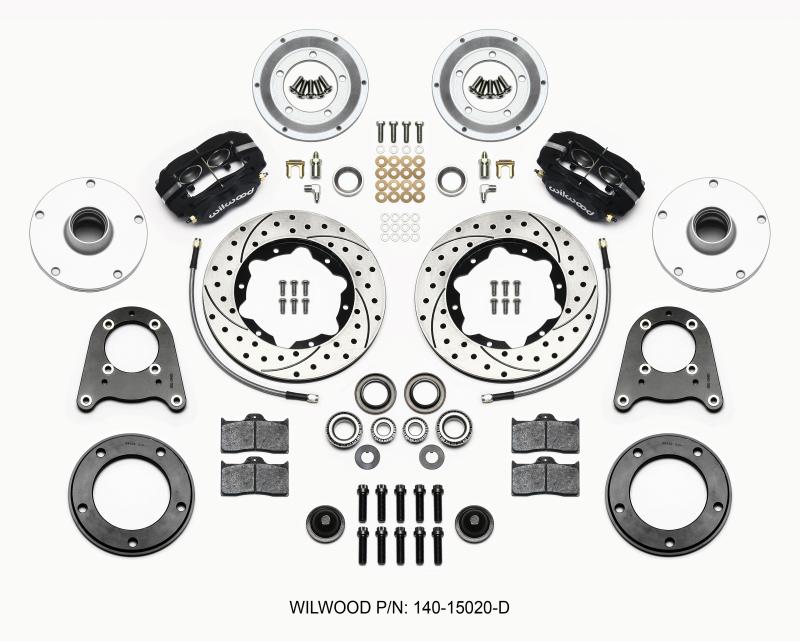 Wilwood Forged Dynalite-M Front Kit 10.75in Drilled 1950-1955 MG-TD/TF 140-15020-D Main Image