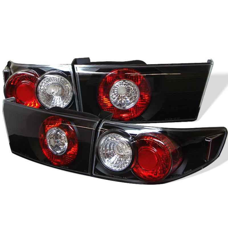 Spyder Honda Accord 03-05 4Dr Euro Style Tail Lights Black ALT-YD-HA03-4D-BK 5003980 Main Image