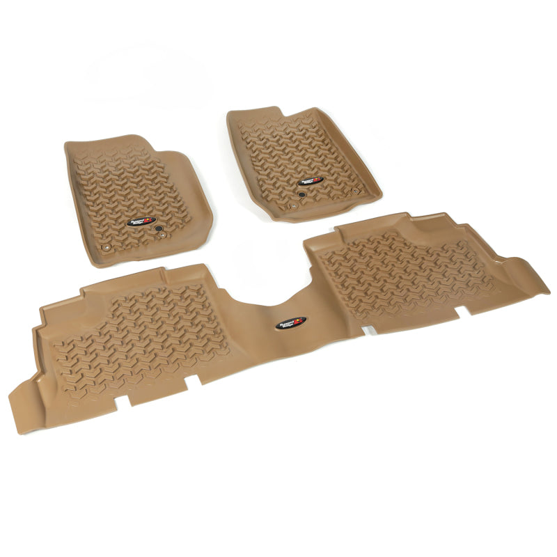 Rugged Ridge RUG Floor Liners - Tan Floor Mats Floor Mats - Rubber main image