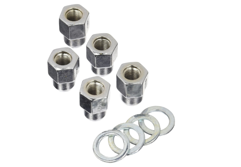 Weld Open End Lug Nuts w/Centered Washers 1/2in. RH - 5pk. 601-1456