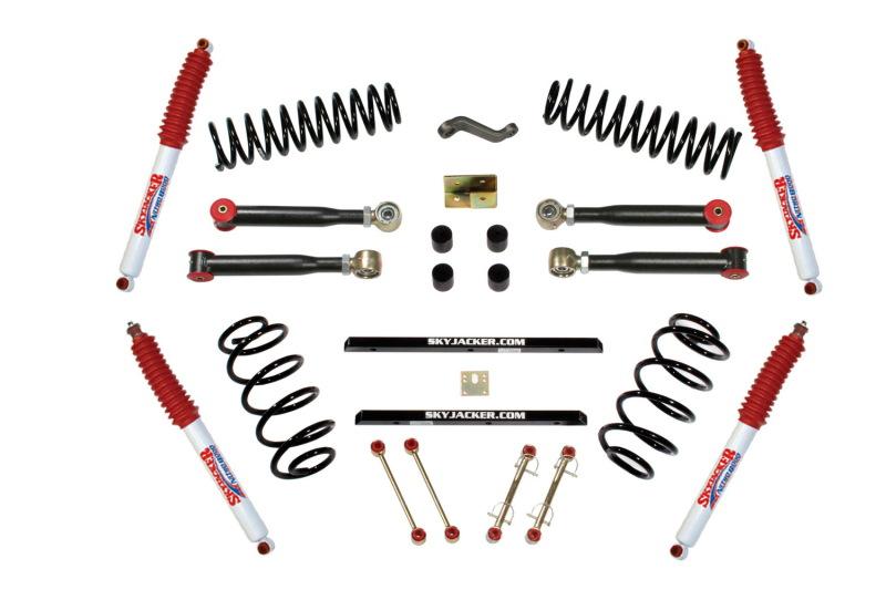 Skyjacker Suspension Lift Kit w/ Shock 1997-2002 Jeep Wrangler (TJ) TJ401BPHX Main Image