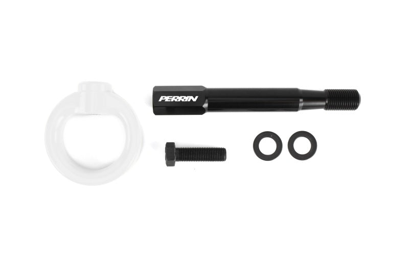 Perrin 15-19 Subaru WRX/STI Tow Hook Kit (Rear) - White PSP-BDY-252WT *Discontinued