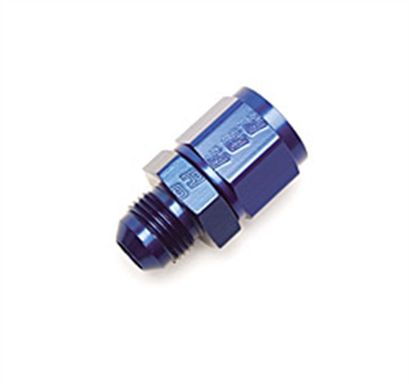 Russell -10 AN Female To -8 AN Male B-Nut Flare Reducer - Blue Finish