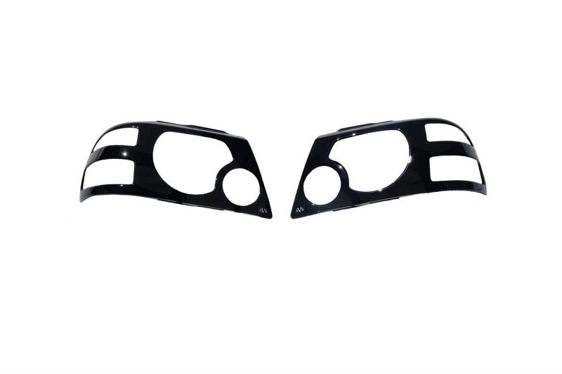 AVS 05-09 Ford Mustang Projectorz Headlight Covers 2pc - Black 337949 Main Image