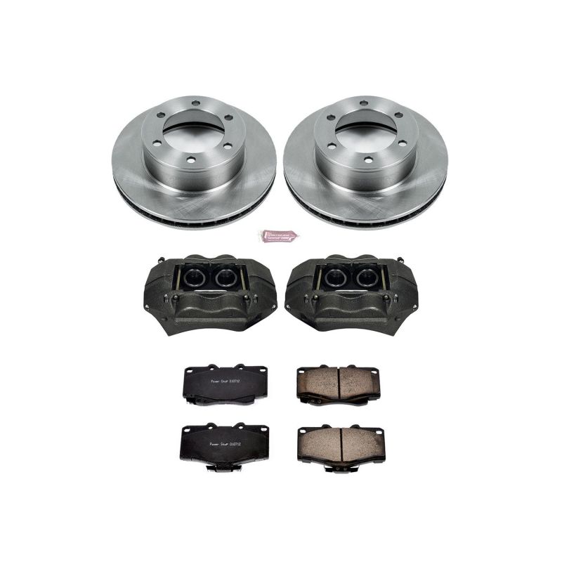 PowerStop PSB Autospecialty Kit w/Cals Brakes, Rotors & Pads Brake Kits - OE main image