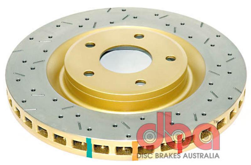 DBA 97-04 Corvette C5/C6 Front Drilled & Slotted 4000 Series Rotor 42994XS Main Image