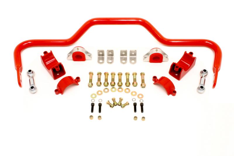 BMR 78-87 G-Body w/ 3in Axles Rear Solid 1.375in Xtreme Anti-Roll Bar Kit - Red XSB008R Main Image