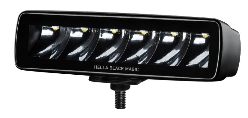 Hella Universal Black Magic 6 L.E.D. Mini Light Bar - Spot Beam 358176211