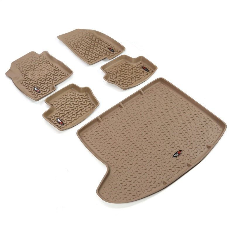 Rugged Ridge RUG Floor Liners - Tan Floor Mats Floor Mats - Rubber main image