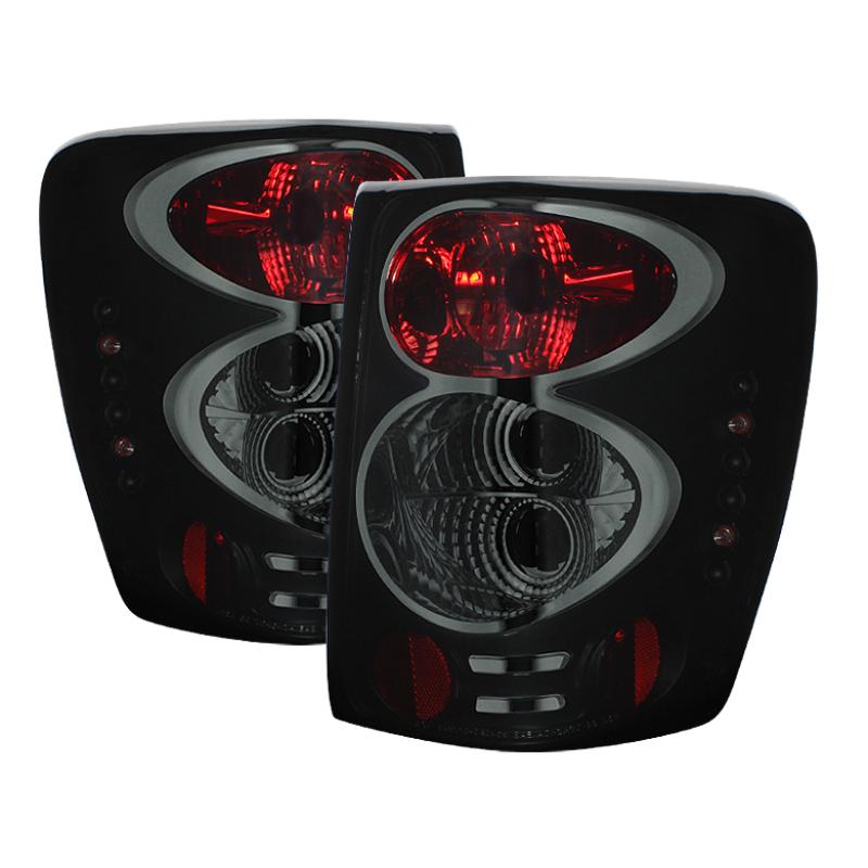 Spyder Jeep Grand Cherokee 99-04 Euro Style Tail Lights Black Smoke ALT-YD-JGC99-BSM 5078209 Main Image