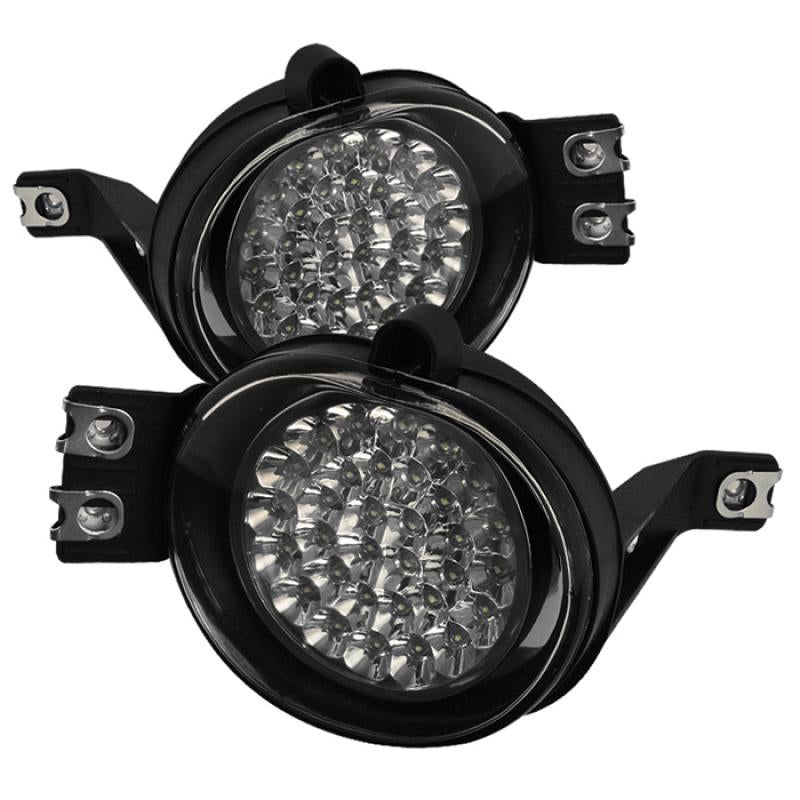 Spyder Dodge Ram 02-08/Durango 04-06 LED Fog Lights w/Switch Clear FL-LED-DRAM02-C 5015600 Main Image