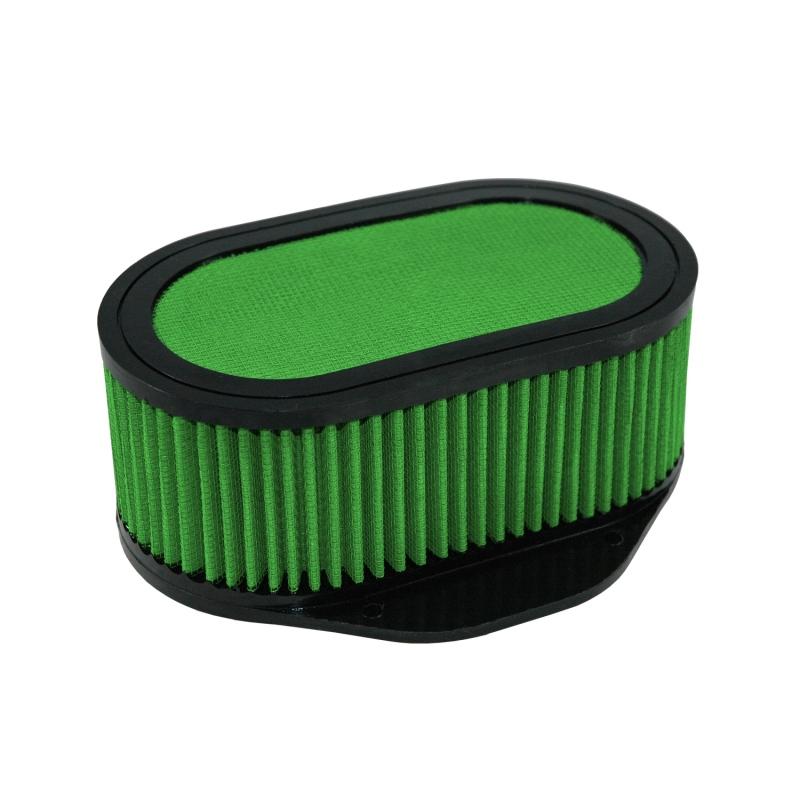 Green Filter 2002 Porsche 996 RSR Race Car 3.6L H6 Panel Filter Oval Flat Material Top 7218 Main Image