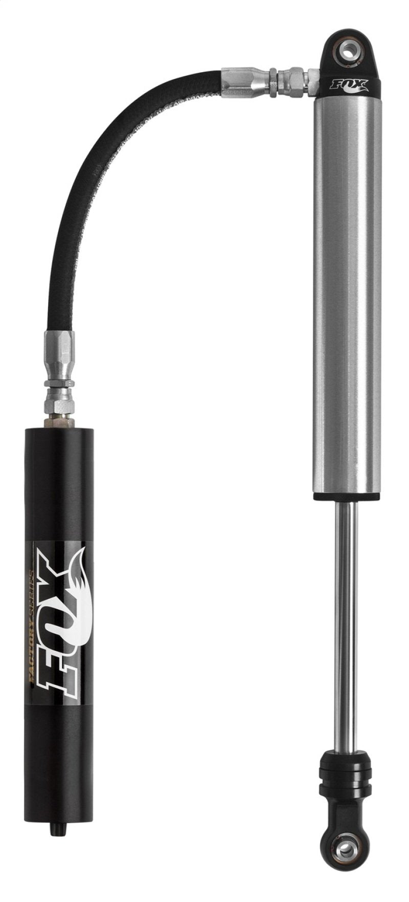 Fox 2.5 Factory Series 8in. Remote Res. C/O Shock 7/8in. Shaft / Long Retainer - Blk (Total Chaos) 980-02-246 Main Image