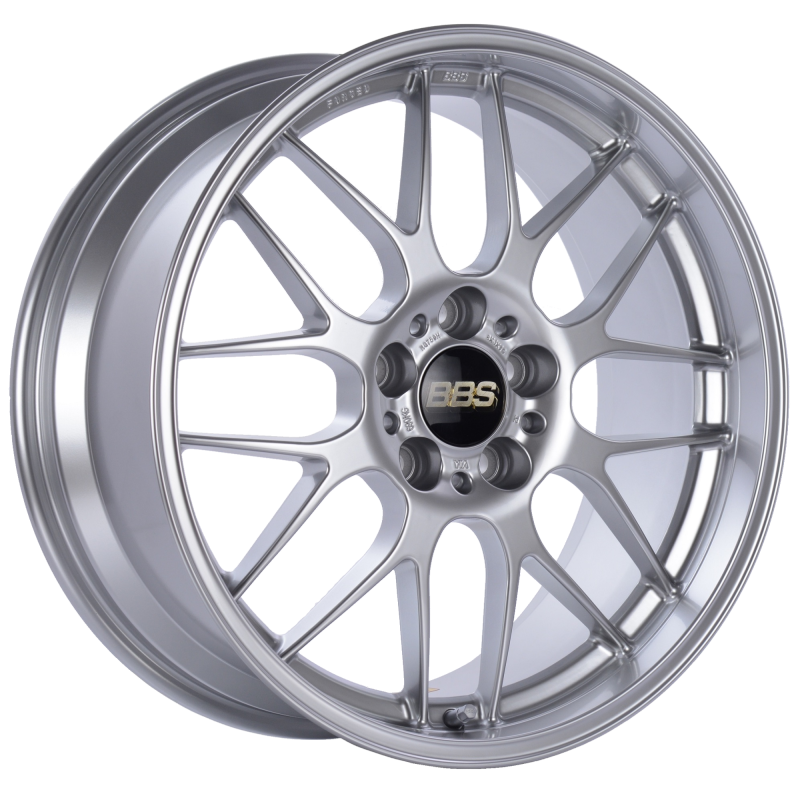 BBS RG-R 18x8.5 5x120 ET22 Diamond Silver Wheel -82mm PFS/Clip Required RG707HDSK Main Image