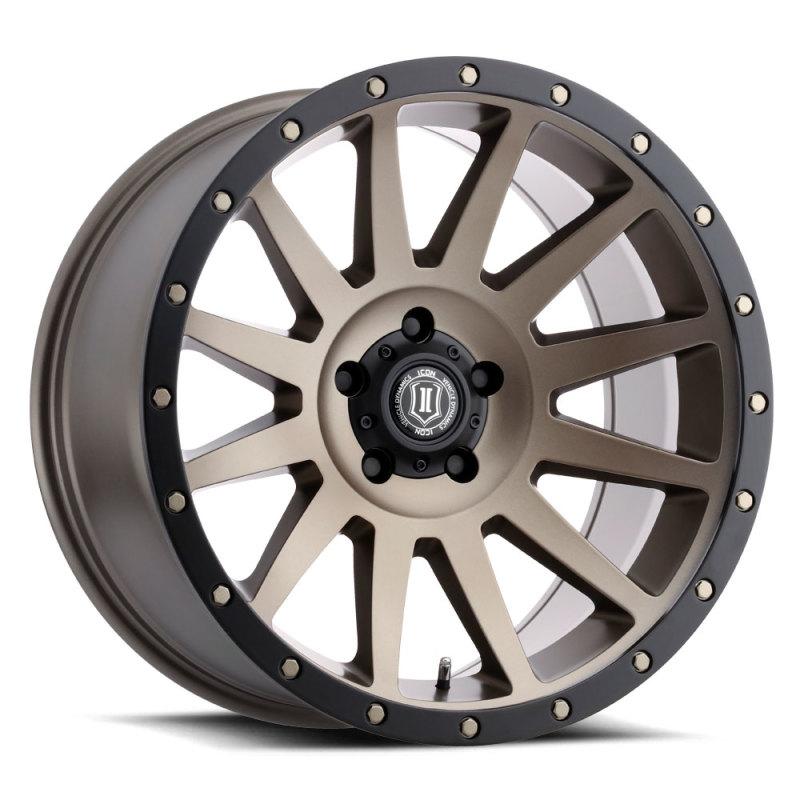 ICON Compression 20x10 5x5 -12mm Offset 5in BS 71.5mm Bore Bronze Wheel 2020107350BR Main Image