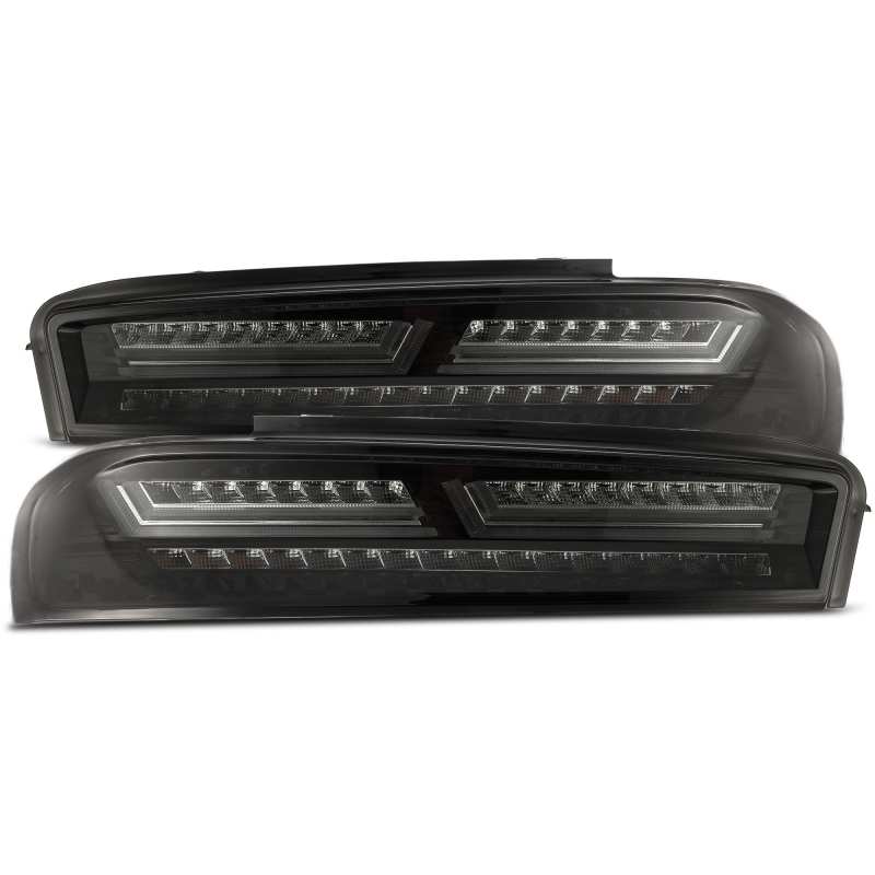 AlphaRex 16-18 Chevrolet Camaro PRO-Series LED Tail Lights Jet Black 610010