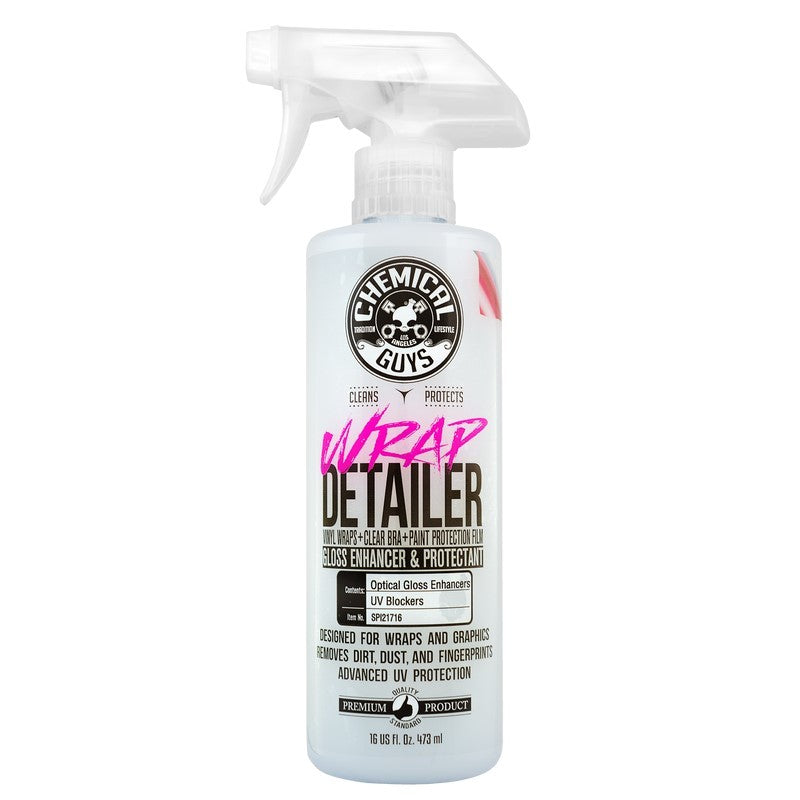 Chemical Guys Wrap Detailer Gloss Enhancer & Protectant for Vinyl Wraps - 16oz (P6) SPI21716