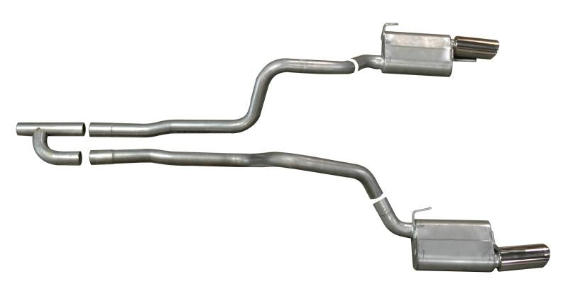 Gibson 05-10 Ford Mustang Base 4.0L 2.5in Cat-Back Dual Exhaust - Aluminized 319005 Main Image