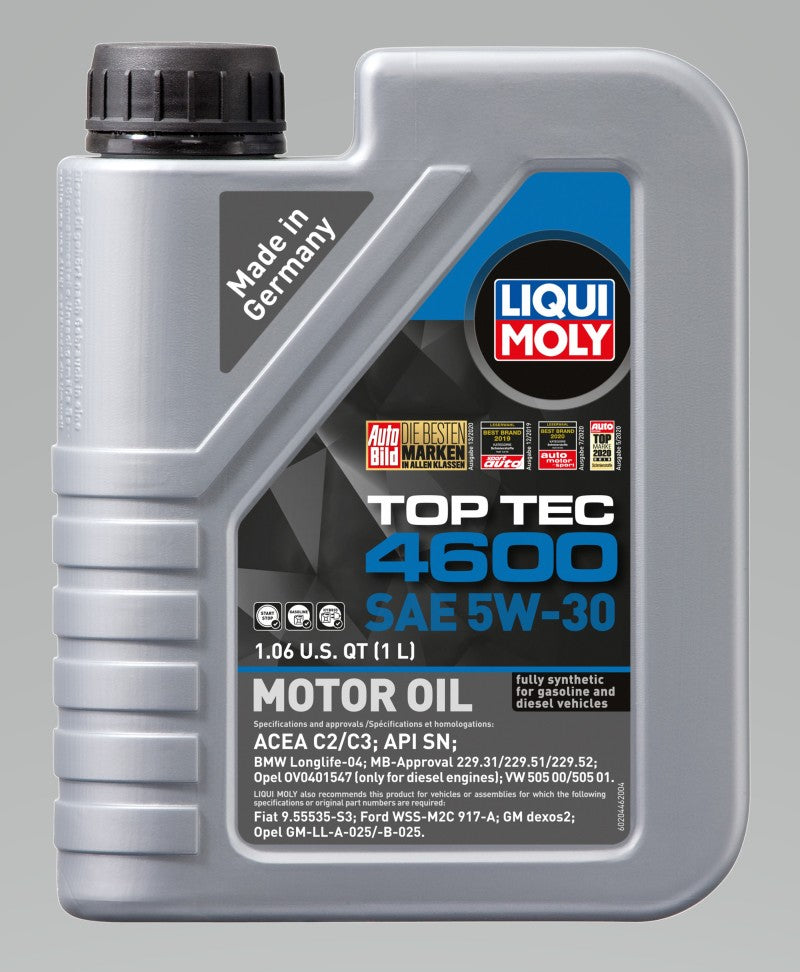 LIQUI MOLY 1L Top Tec 4600 Motor Oil 5W-30 20446