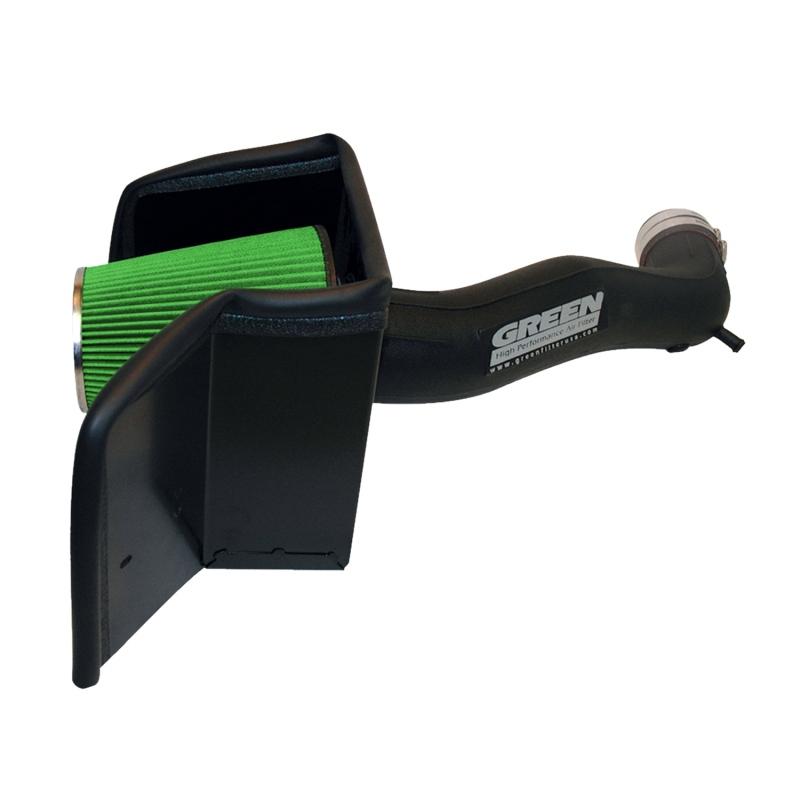 Green Filter 03-05 Dodge 5.7L Hemi V8 Cold Air Intake Kit 2561 Main Image