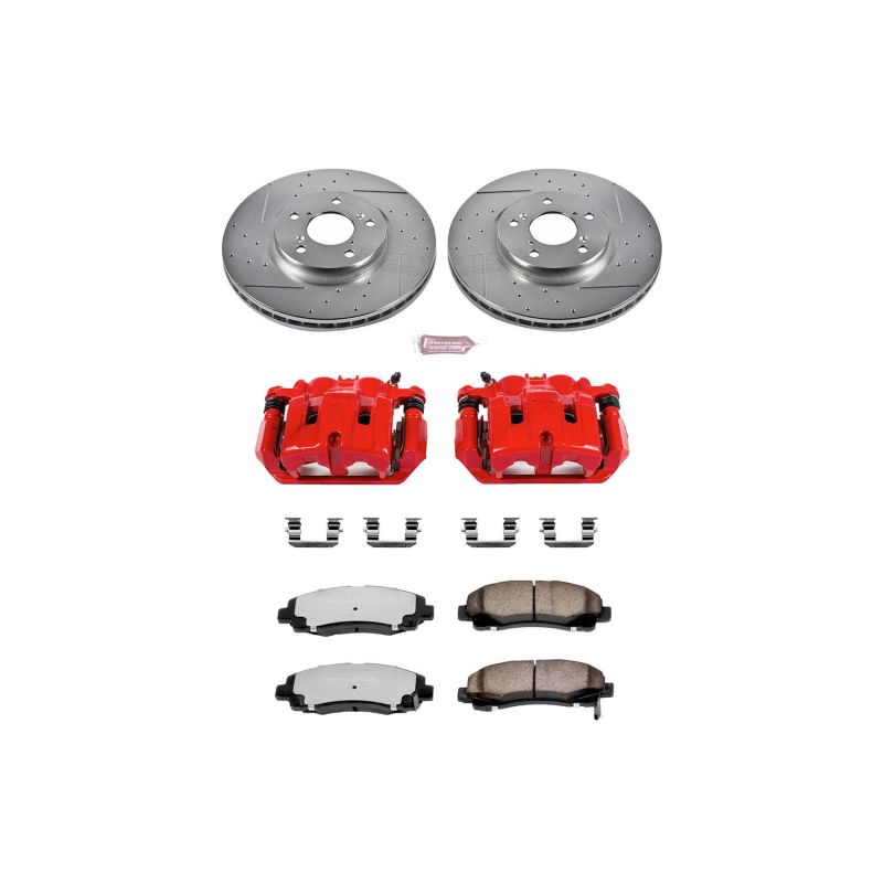 PowerStop PSB Z36 Truck & Tow Kit w/Cals Brakes, Rotors & Pads Brake Kits - Performance D&S main image