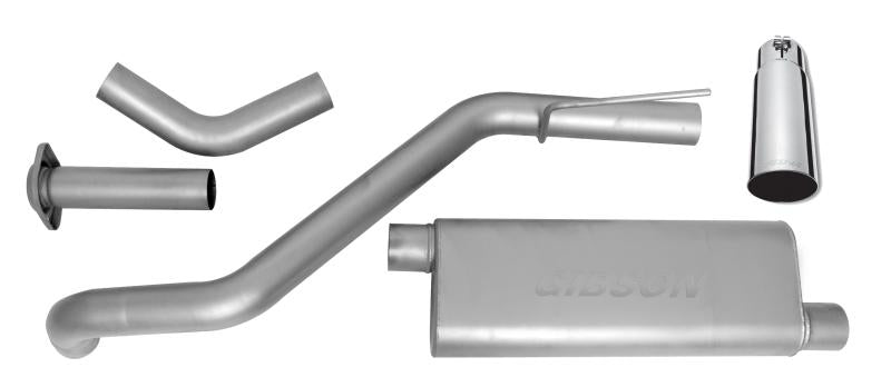 Gibson 05-07 Jeep Grand Cherokee Laredo 4.7L 3in Cat-Back Single Exhaust - Stainless 17404 Main Image