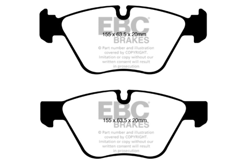 EBC 10-13 BMW 128 3.0L Bluestuff Front Brake Pads DP51600NDX