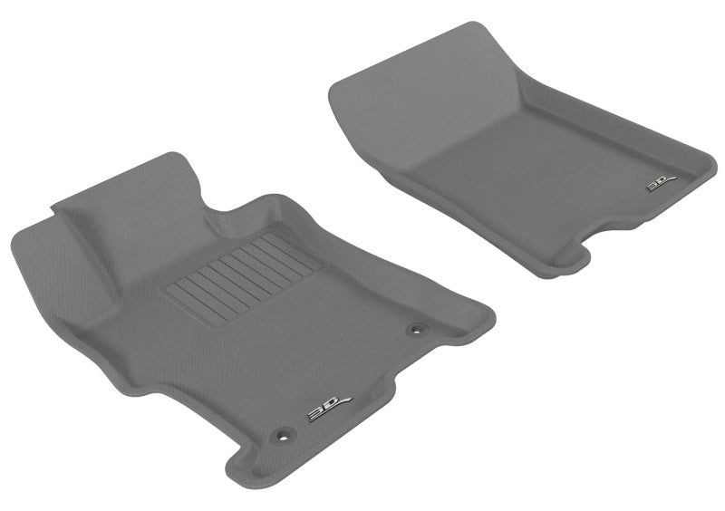 3D MAXpider 2008-2012 Honda Accord Kagu 1st Row Floormat - Gray L1HD00811501