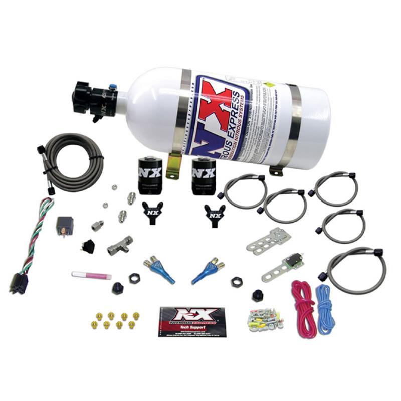 Nitrous Express GM TBI Nitrous Kit (50-125HP) w/10lb Bottle 20218-10 Main Image