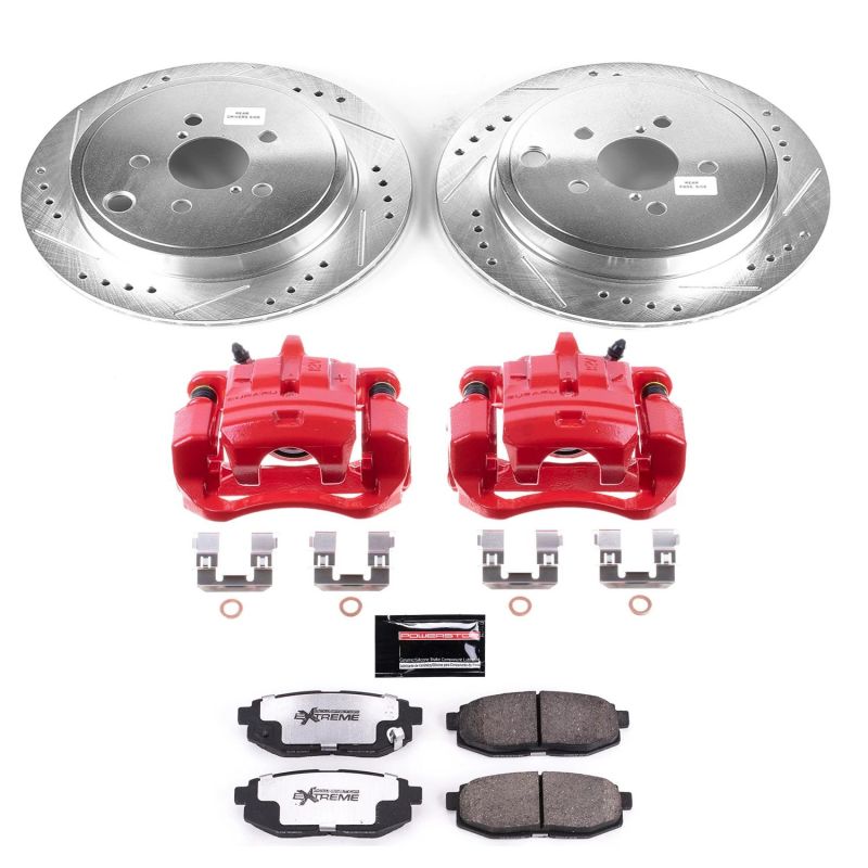 PowerStop PSB Z26 Street Kit w/Cals Brakes, Rotors & Pads Brake Kits - Performance D&S main image