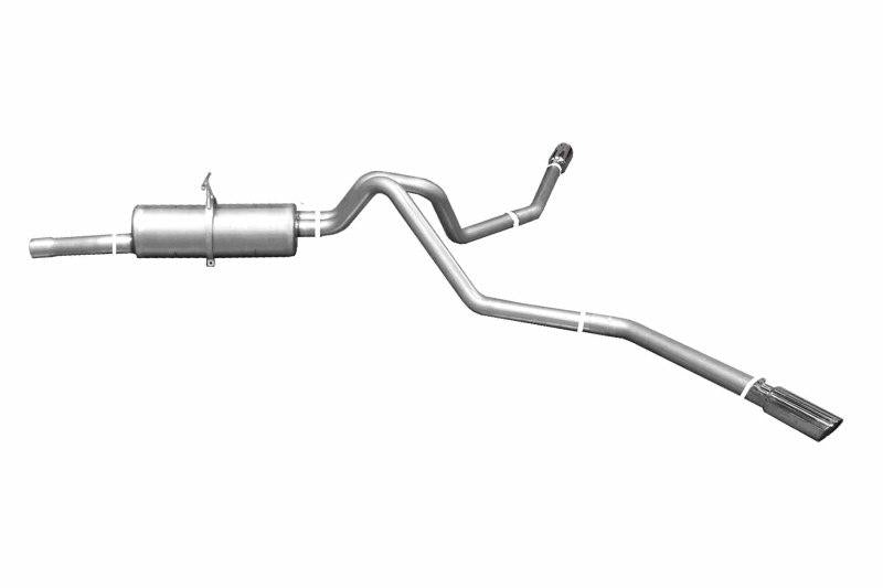 Gibson 99-04 Ford F-250 Super Duty Lariat 6.8L 2.5in Cat-Back Dual Extreme Exhaust - Stainless 69004 Main Image