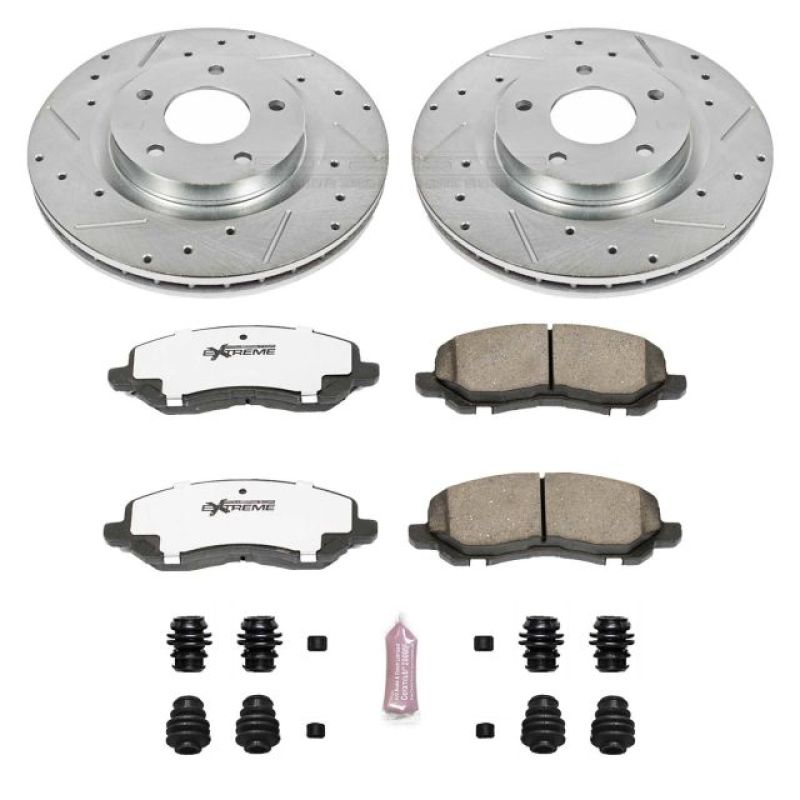 PowerStop PSB Z26 Street Warrior Kit Brakes, Rotors & Pads Brake Kits - Performance D&S main image